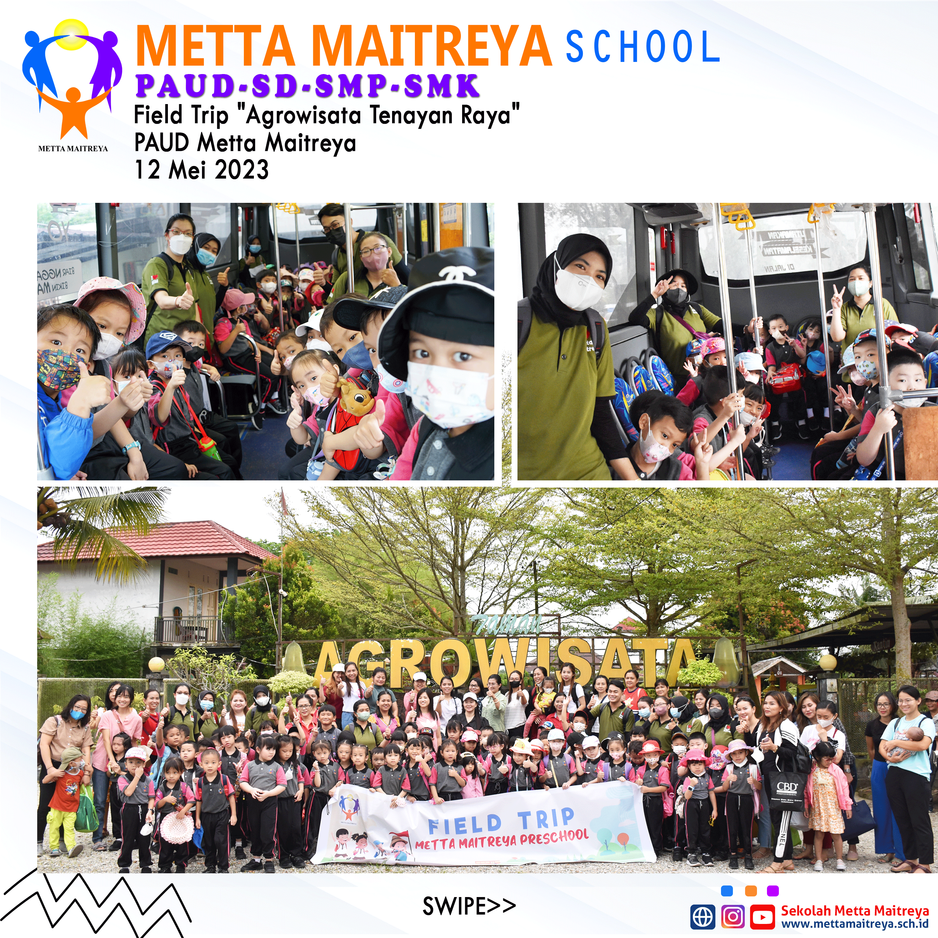 Field Trip "Agrowisata Tenayan Raya" 2023 | PAUD METTA MAITREYA